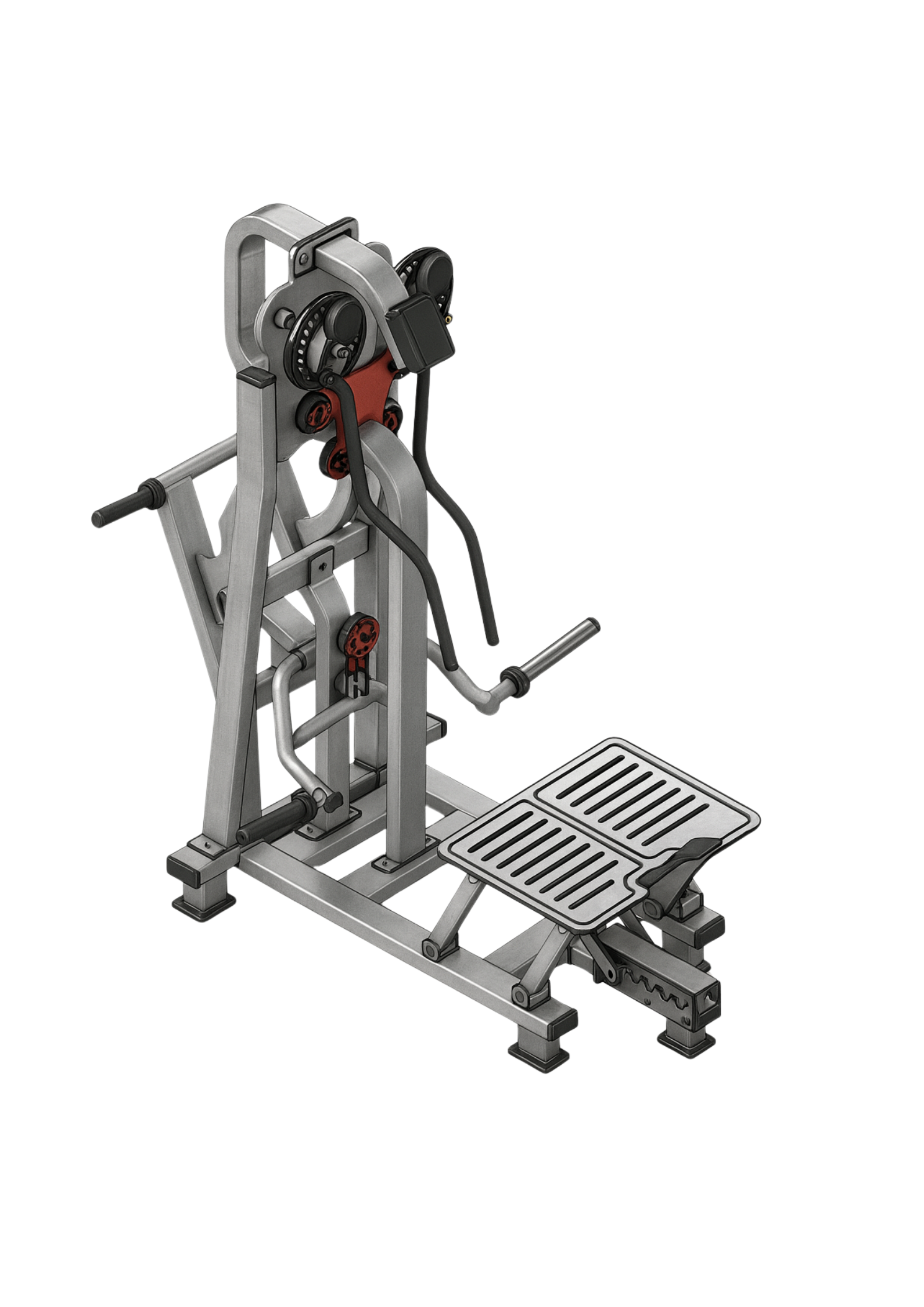 Elevação Lateral em Pé Plate Load
